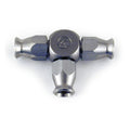Goodridge T-Fitting, 3 Hose Ends, Ss For Harley-Davidson