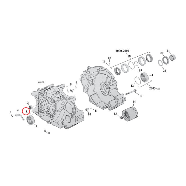 Dowel Pin, Case To Cam Support Plate For Harley-Davidson