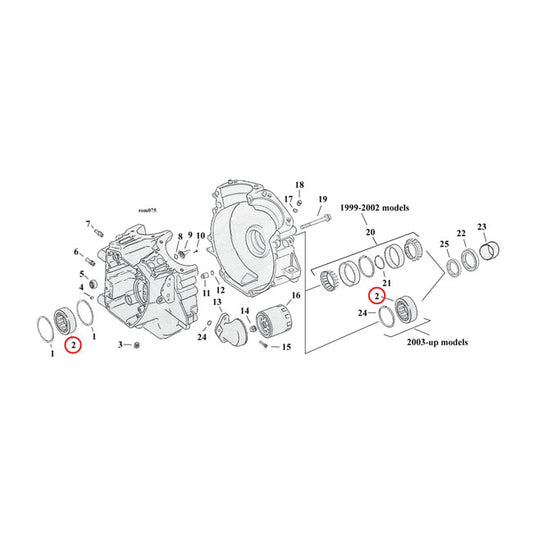 Bearing, Pinionshaft For Harley-Davidson