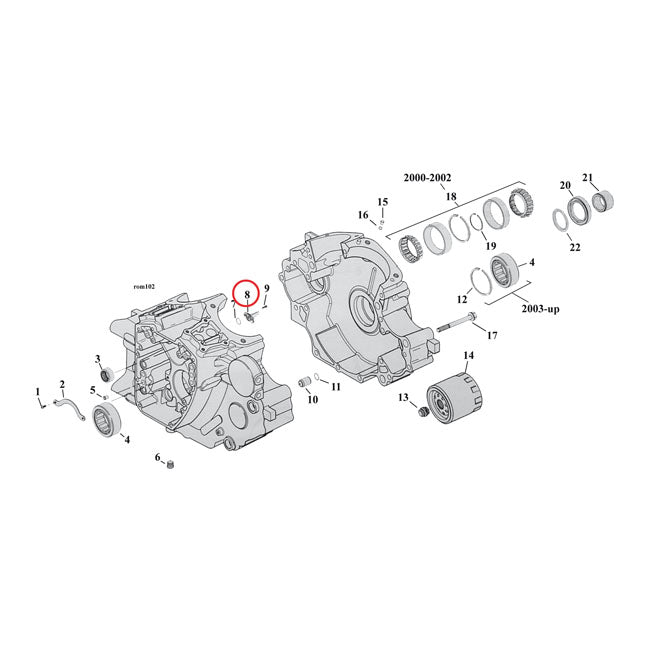 Piston Cooling Jet For Harley-Davidson