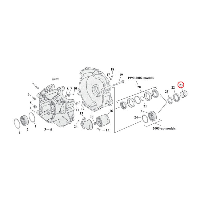 Spacer, Sprocket Shaft For Harley Davidson