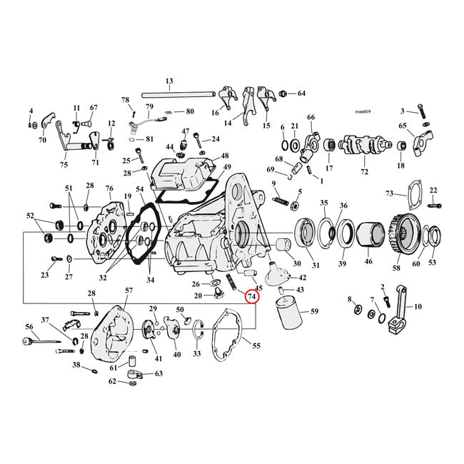 Cylinder Base Studs for Harley Davidson