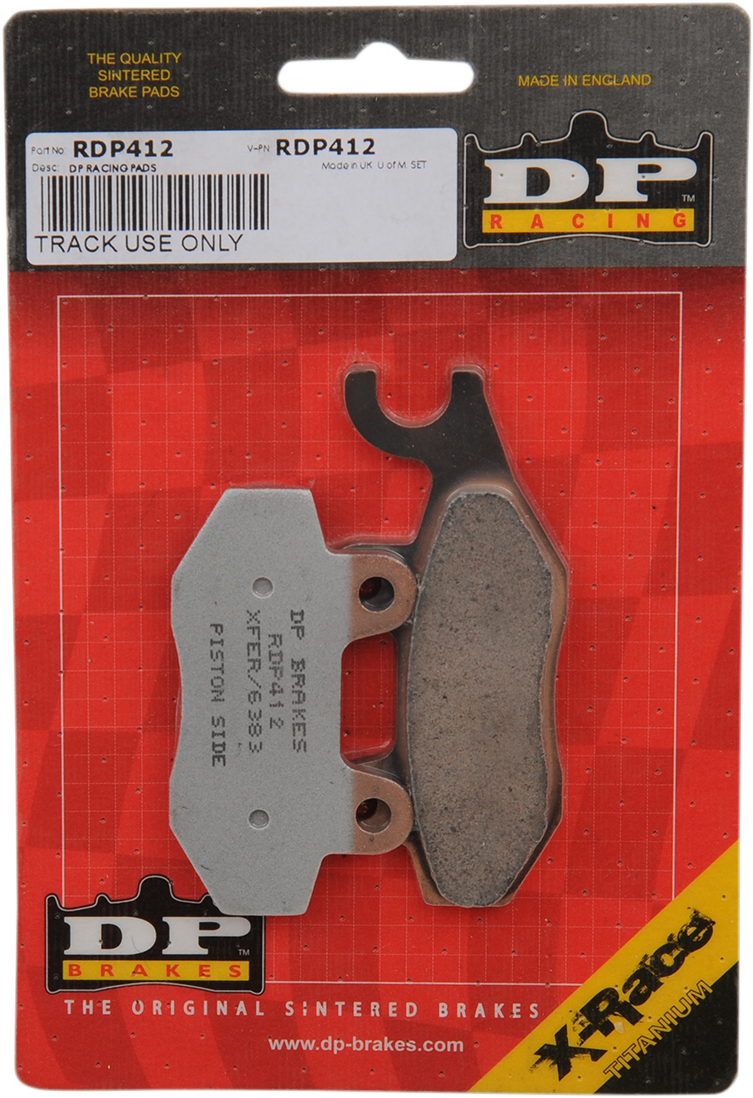 DP BRAKES BRAKE SHOES BRAKE PAD SINTRD RDP412