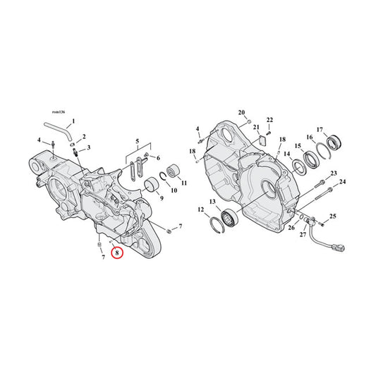 Pin Dowel per Harley Davidson