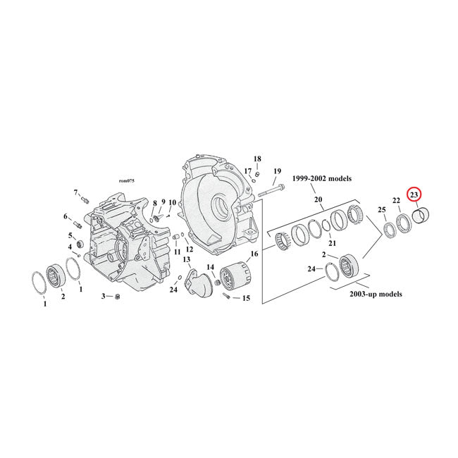Spacer, Sprocket Shaft For Harley Davidson