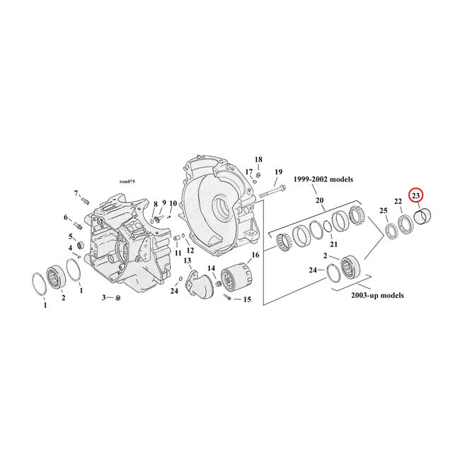 Spacer, Sprocker Shaft For Harley-Davidson