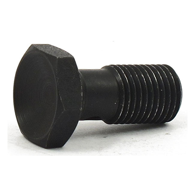 Goodridge 3/8-24 Banjo Bolt, Black For Harley-Davidson