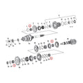 Needle Bearing, Main & Counter Shafts For Harley-Davidson