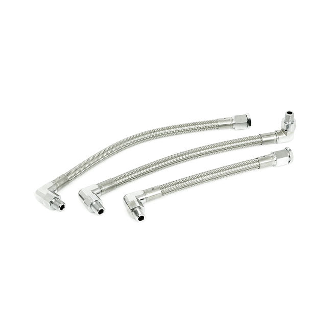 Goodridge, Braided Oil Line Kits For Harley-Davidson