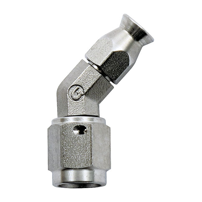 Goodridge Hose End, 45 Degrees For Harley-Davidson