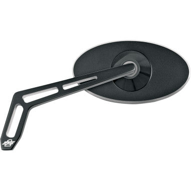 BILLET ALUMINUM MIRRORS WITH CLEAR GLASS FOR HARLEY-DAVIDSON