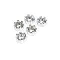 Chrome Castle Nut, 3/8-24 For Harley-Davidson