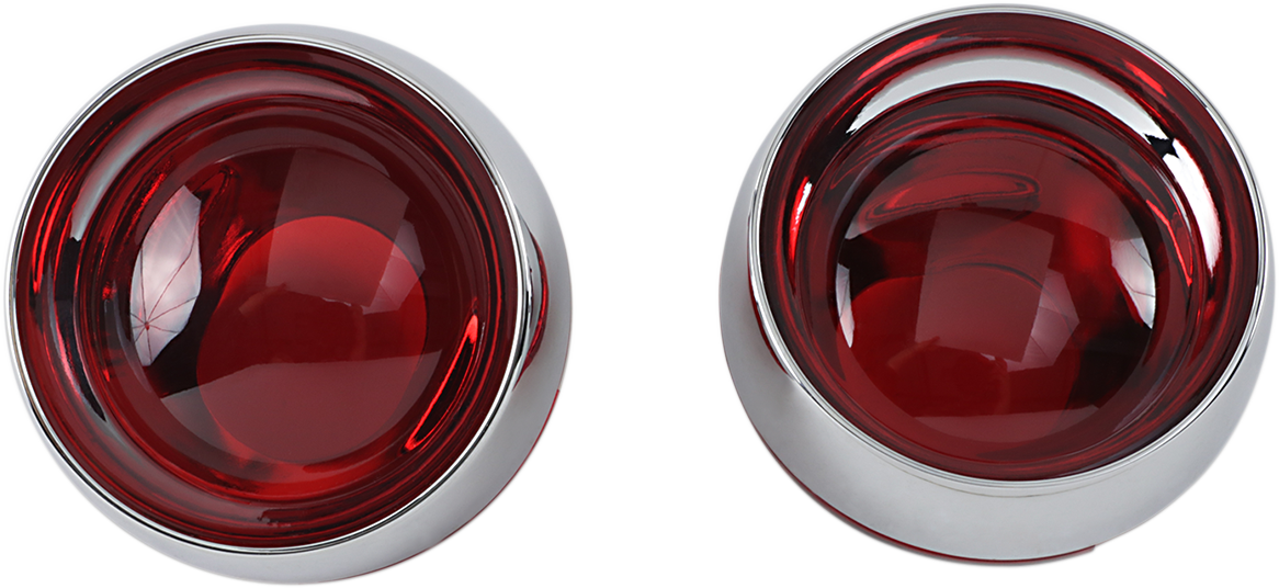 KURYAKYN DEEP DISH BEZELS WITH LENSES DEEP DISH RED LENSES