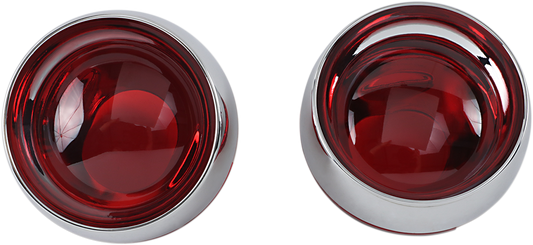 KURYAKYN DEEP DISH BEZELS WITH LENSES DEEP DISH RED LENSES