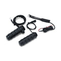 Kuryakyn, Heated Iso Grips. Gloss Black For Harley Davidson