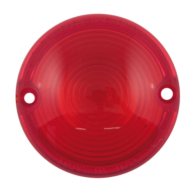 Chris Replacement Lens, Red For Harley-Davidson
