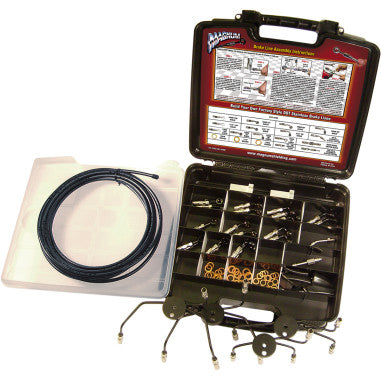 BYO® BUILD-YOUR-OWN DOT BRAKE LINE BUILDER KITS FOR HARLEY-DAVIDSON