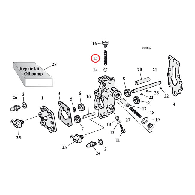 Spring, Oil Pump Check Valve For Harley-Davidson