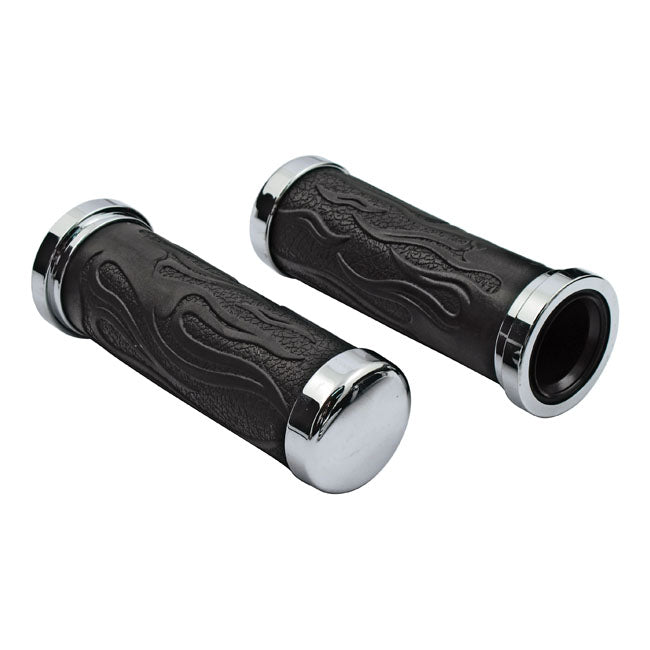 Hh Flame Grips For Harley-Davidson