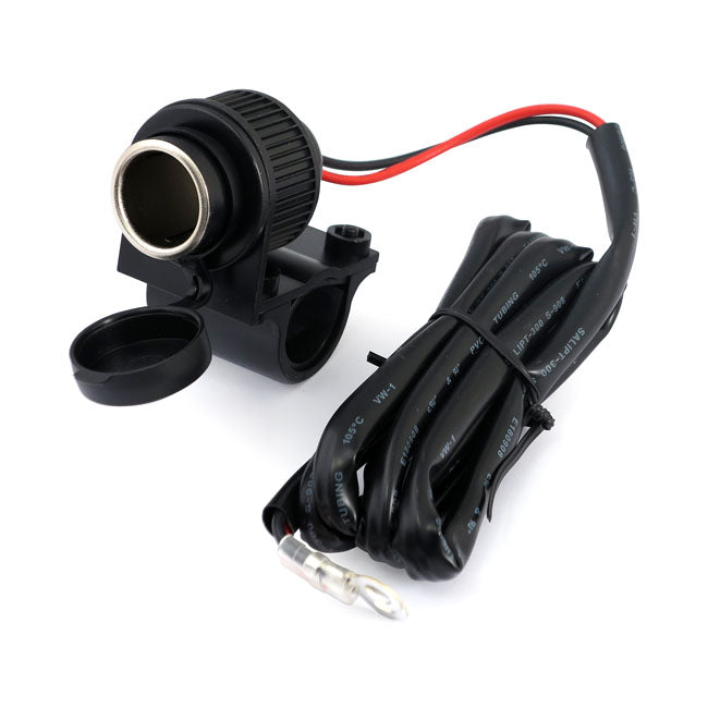 H/Bar Mount Powerpoint/Cigarette Lighter For Harley-Davidson