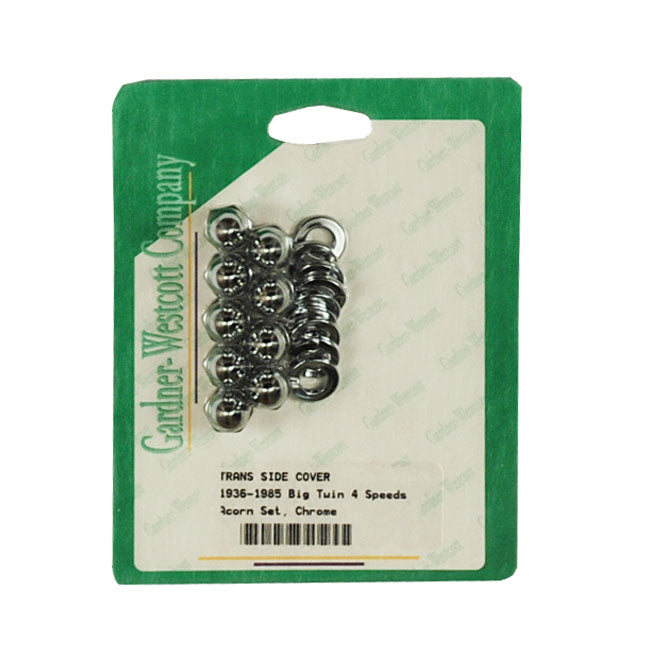 Gw Transm. Side Cover, Acorn Nut Kit For Harley-Davidson