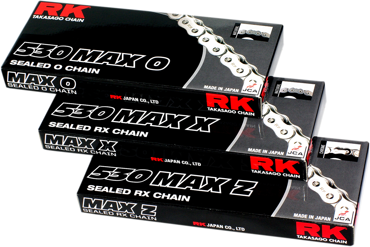 RK RK MAX SERIES DRIVE CHAIN CHAIN 530MAX-O X 100 LINK