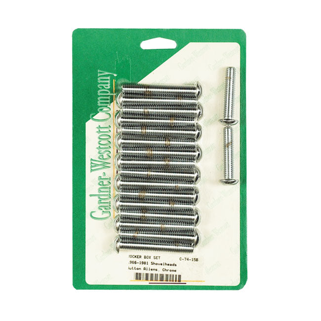 Rocker Box Screw Set Button Allen For Harley-Davidson