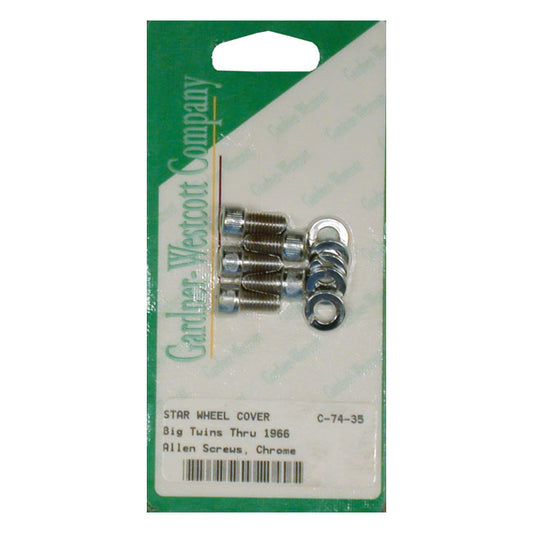 Allen Bolt & Washer Set, Starhub For Harley-Davidson