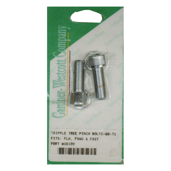 Triple Tree Pinch Bolt Set, Allen For Harley-Davidson