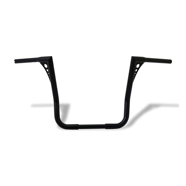 Bagger 1-1/4" Handlebar 15" High Black For Harley-Davidson
