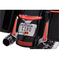 LATITUDE TAILLIGHTS WITH LICENSE PLATE HOLDER FOR HARLEY-DAVIDSON