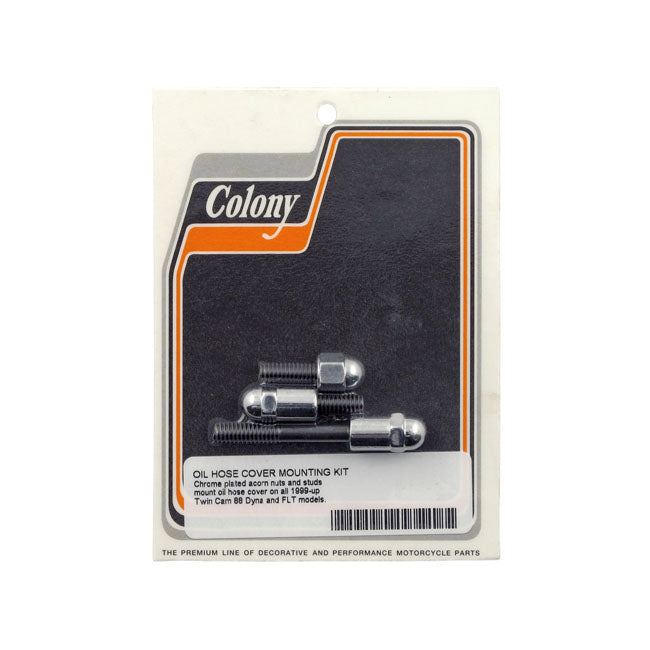 Colony Oil Hose Cover Mount Kit For Harley-Davidson