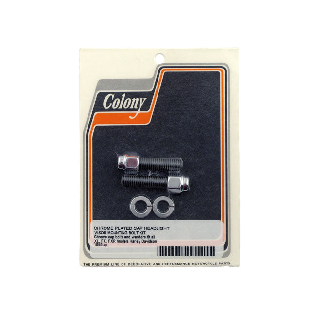 Colony Headlamp Visor Mounting Bolt Kit For Harley-Davidson