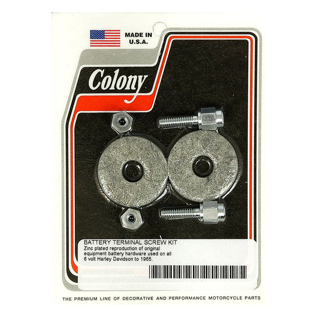 Colony Terminal Screw Kit, Battery Box For Harley-Davidson