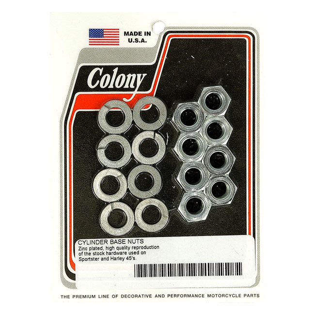 Colony Cyl Base Nut Kit For Harley-Davidson