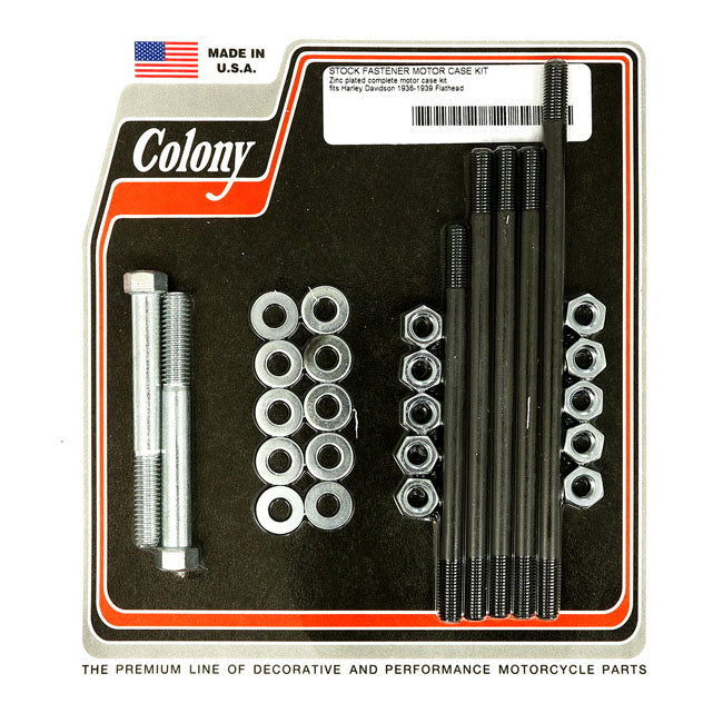 Colony 8123-34 Crankcase Bolt Kit For Harley-Davidson UL
