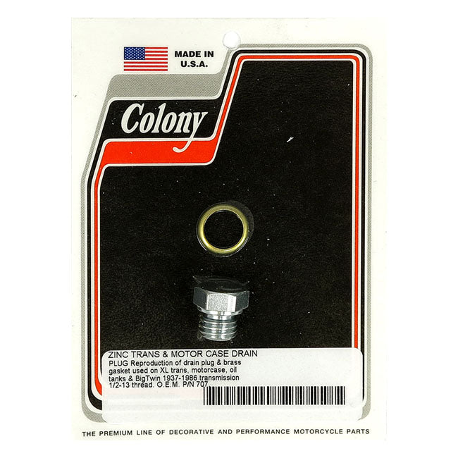 Colony Timing & Drain Plug For Harley Davidson