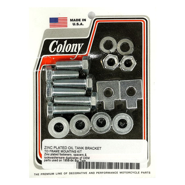 Colony Oil Tank Bracket-Frame Mount Kit For Harley-Davidson