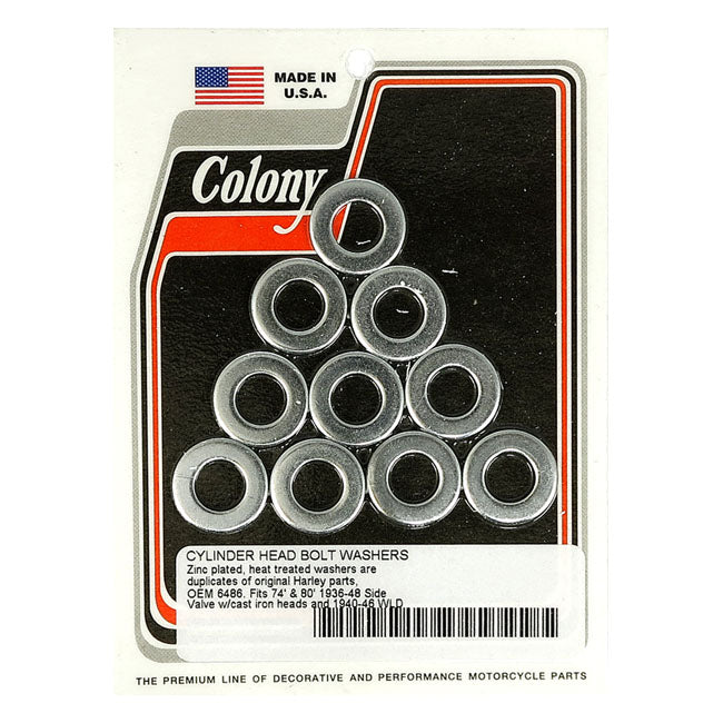 Colony Head Bolt Washer Set For Harley-Davidson