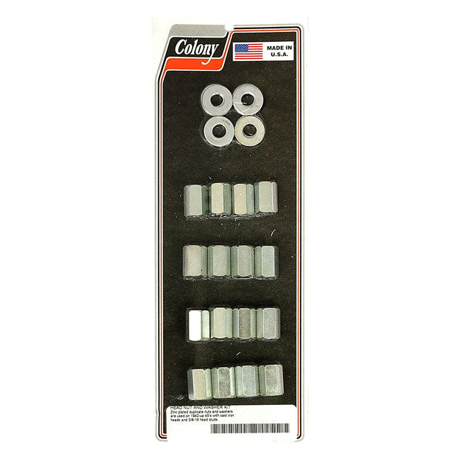 Colony 45 Inch Cyl Head Nut Kit For Harley-Davidson