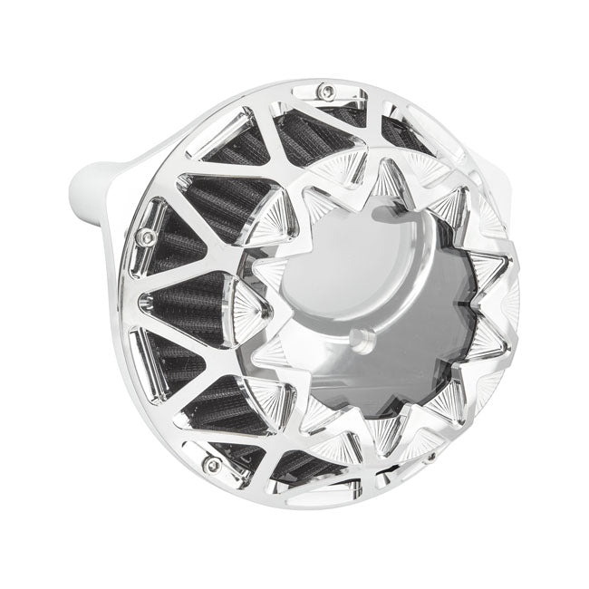 Arlen Ness, Crossfire-Luftfilter-Kit. Chrom für Harley Davidson