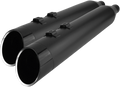 KHROME WERKS 4.50" HP-PLUS® SLIP-ON MUFFLERS FOR HARLEY-DAVIDSON 2009 MUFFLER 4.5"EDGE FL TC BL