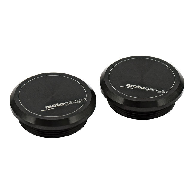 End Caps, For M-Grip Set For Harley-Davidson