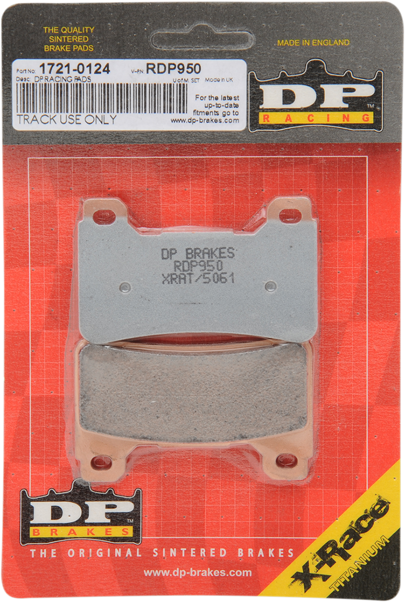 DP BRAKES BRAKE SHOES BRAKE PAD SINTRD RDP950HH