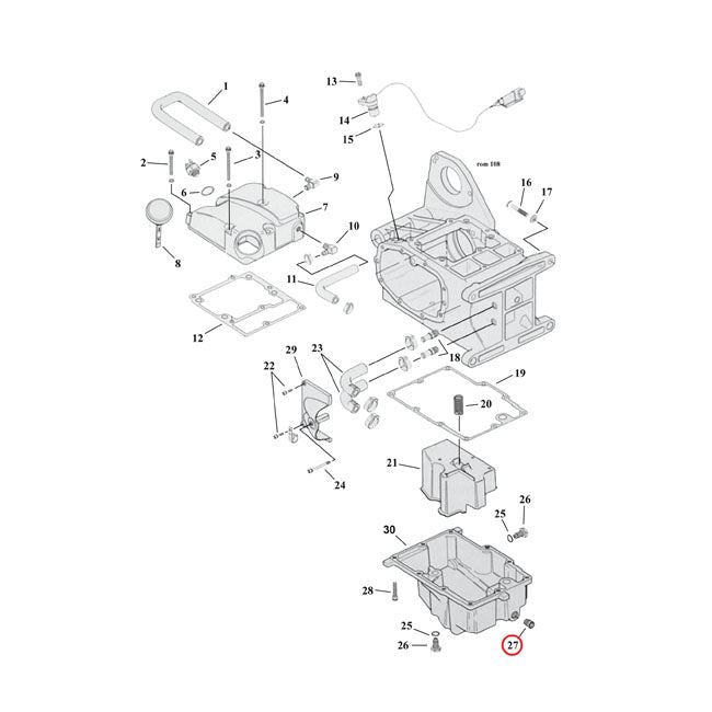Chrome Pipe Plug, 3/8-18 Npt For Harley-Davidson