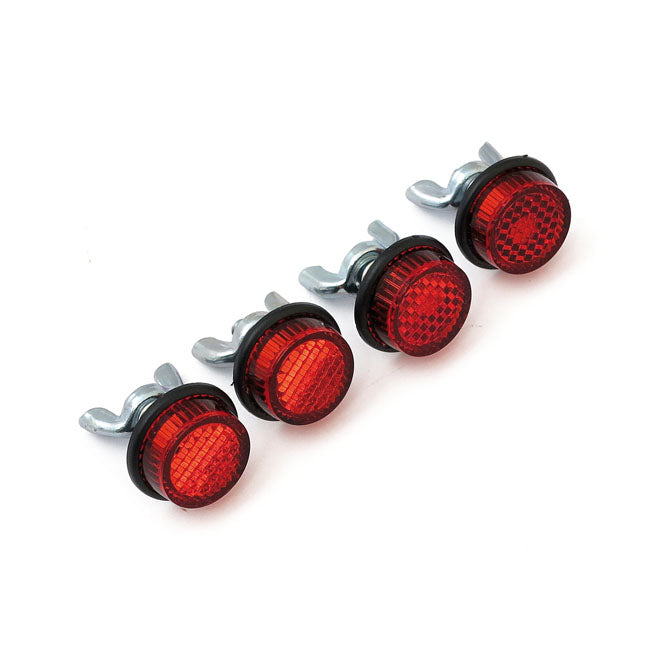 Chris Red Reflectors For Harley-Davidson