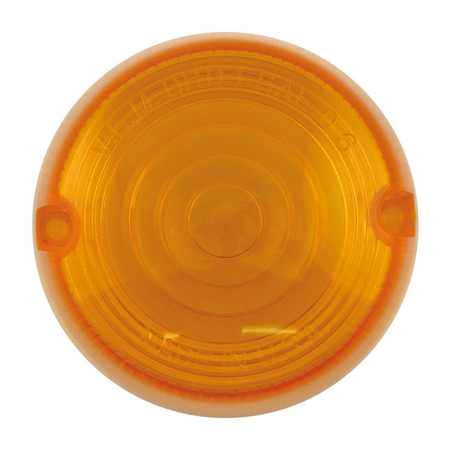 Chris Turn Signal Replacement Lens,Amber For Harley-Davidson