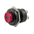 Chris Red Horn Button For Harley-Davidson