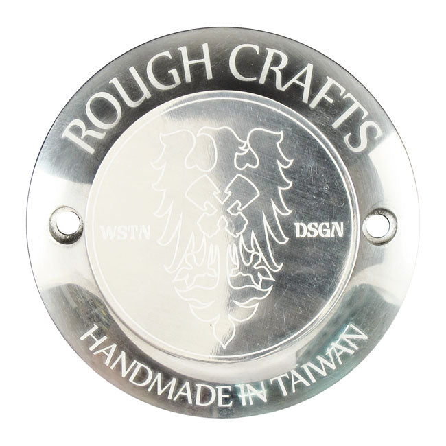 Rough Craft Point Cover Polished, 2 Hole For Harley-Davidson