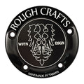 Rough Craft Point Cover Black, 5 Hole For Harley-Davidson